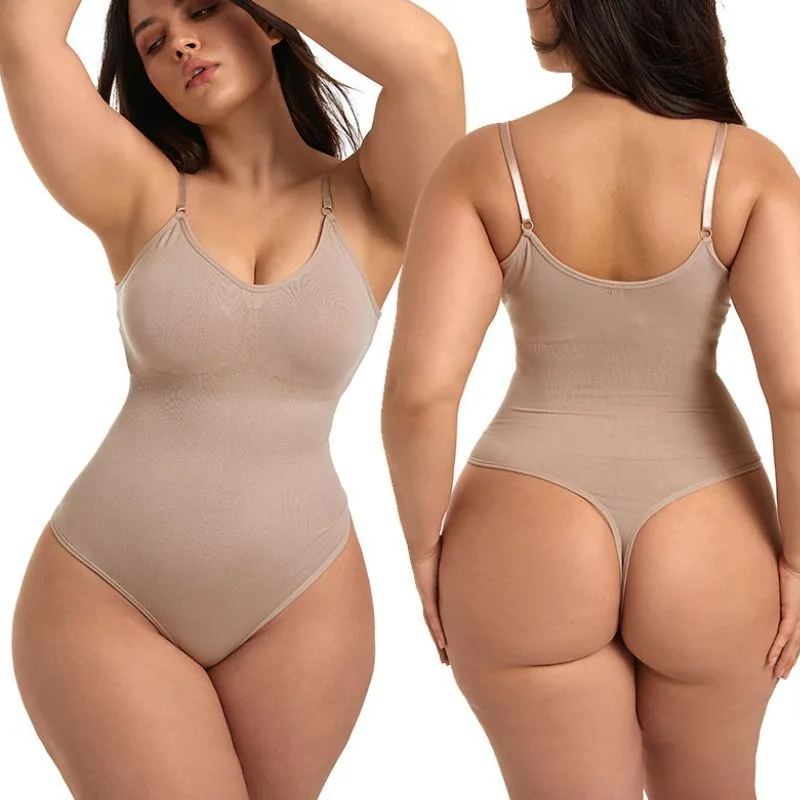 Seamless Shaping high-cut Bodysuit