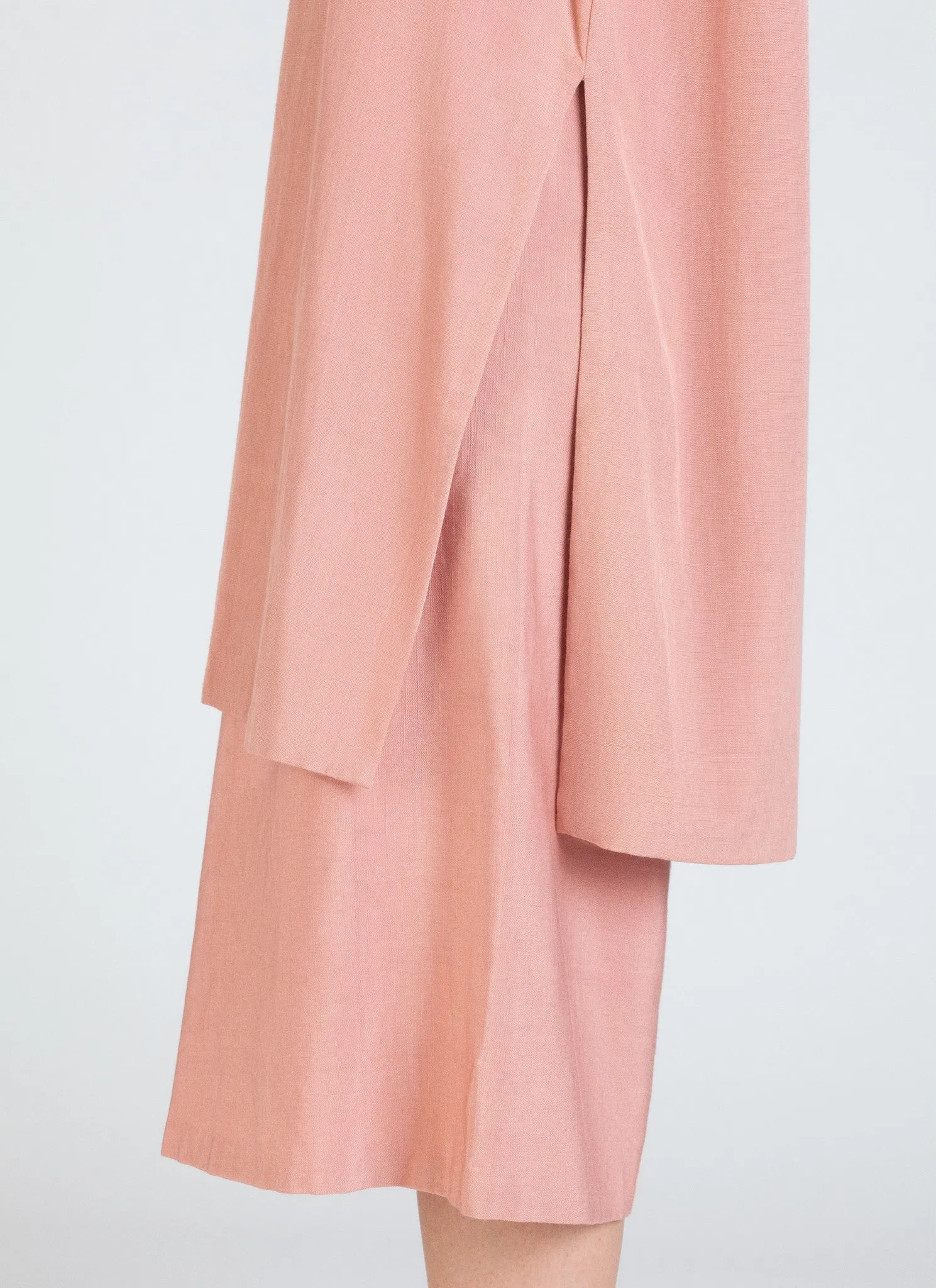 Seaweed Wide Leg Culottes - Salmon Pink