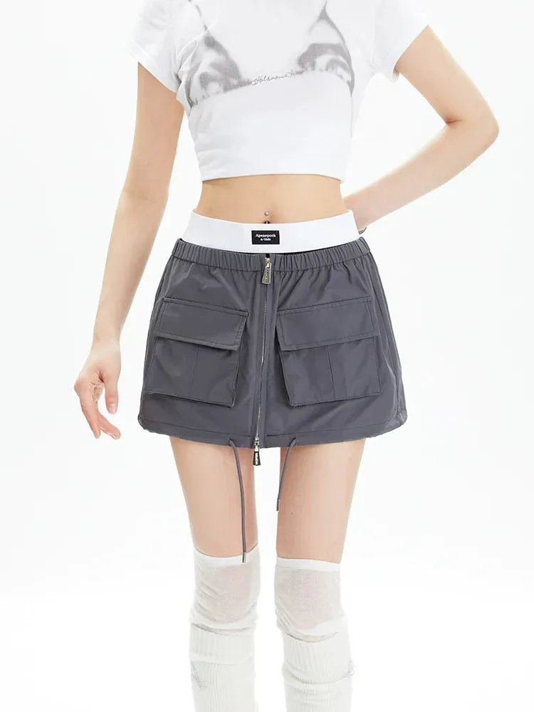 Short Skirt With Leggings Two Piece Set