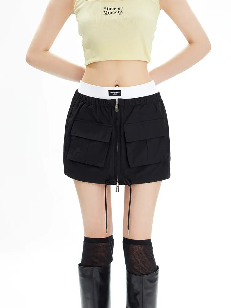 Short Skirt With Leggings Two Piece Set