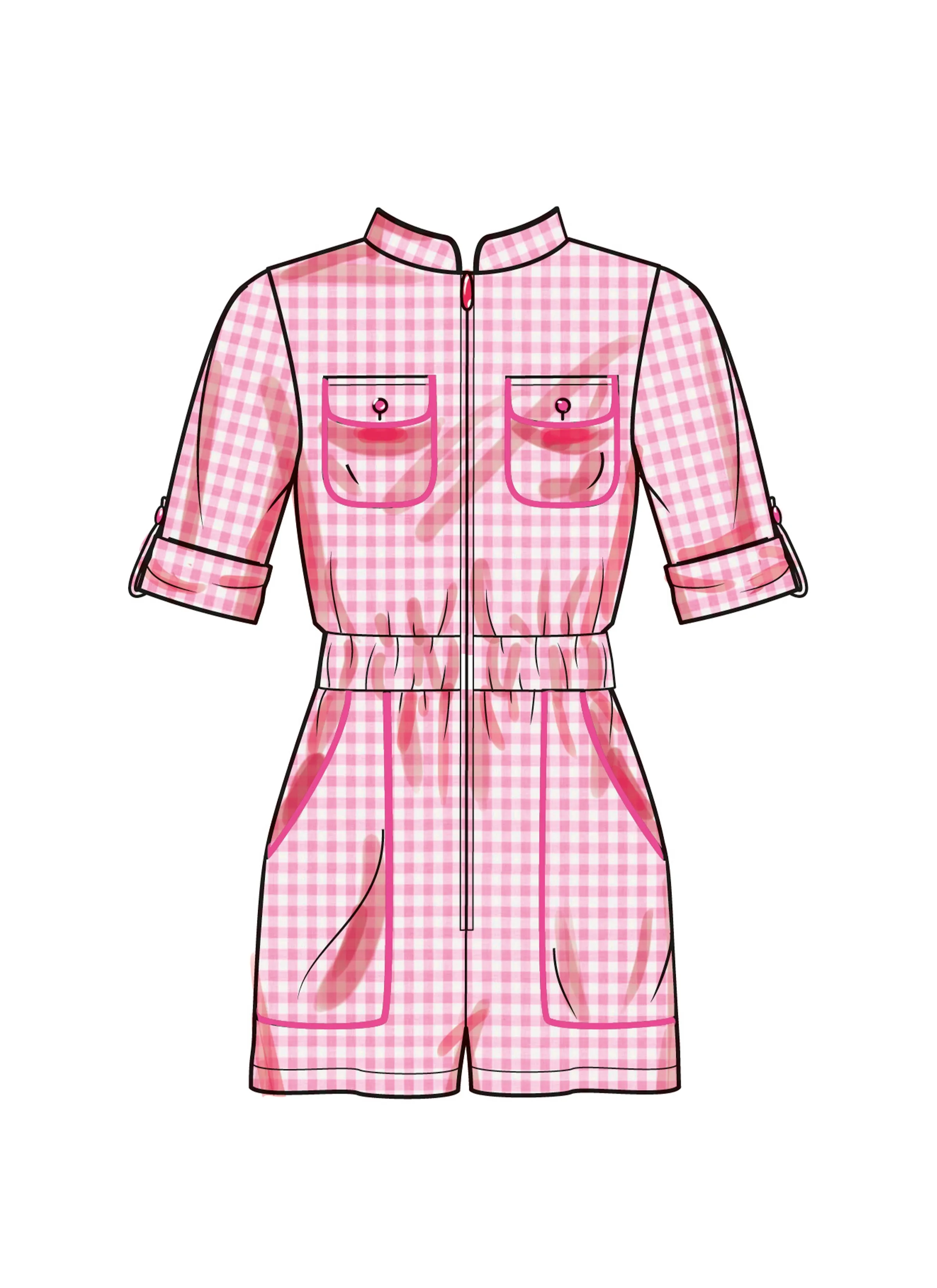 Simplicity 9722 Girls' Jumpsuit, Romper and Dress Sewing pattern