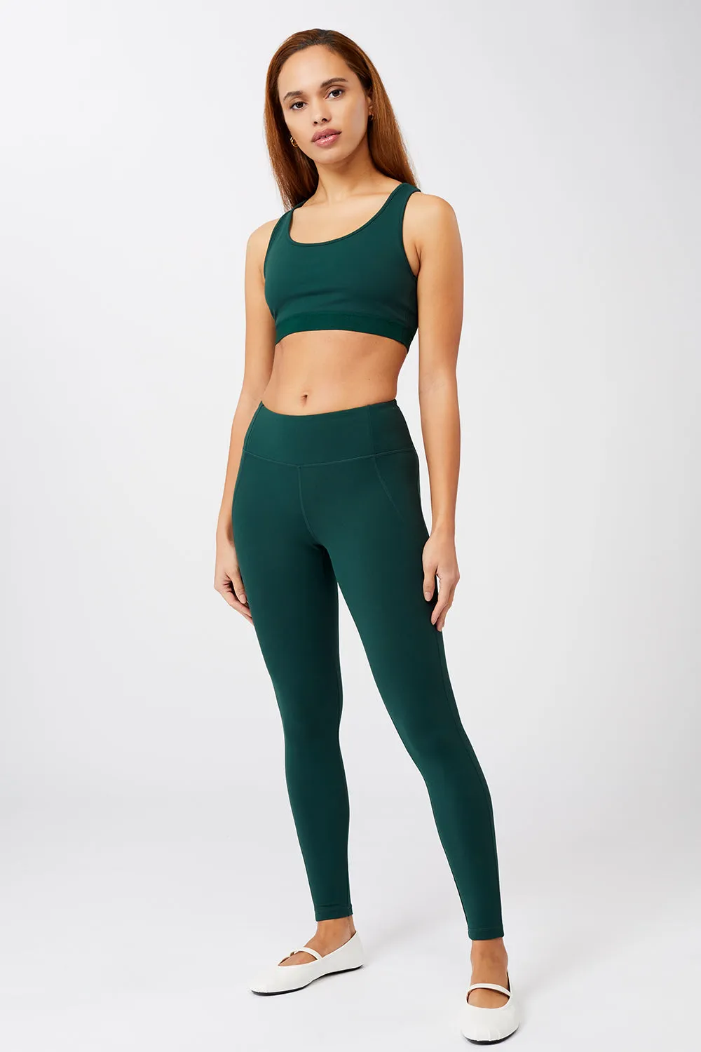 Sports Bra   Limitless Legging Seaweed