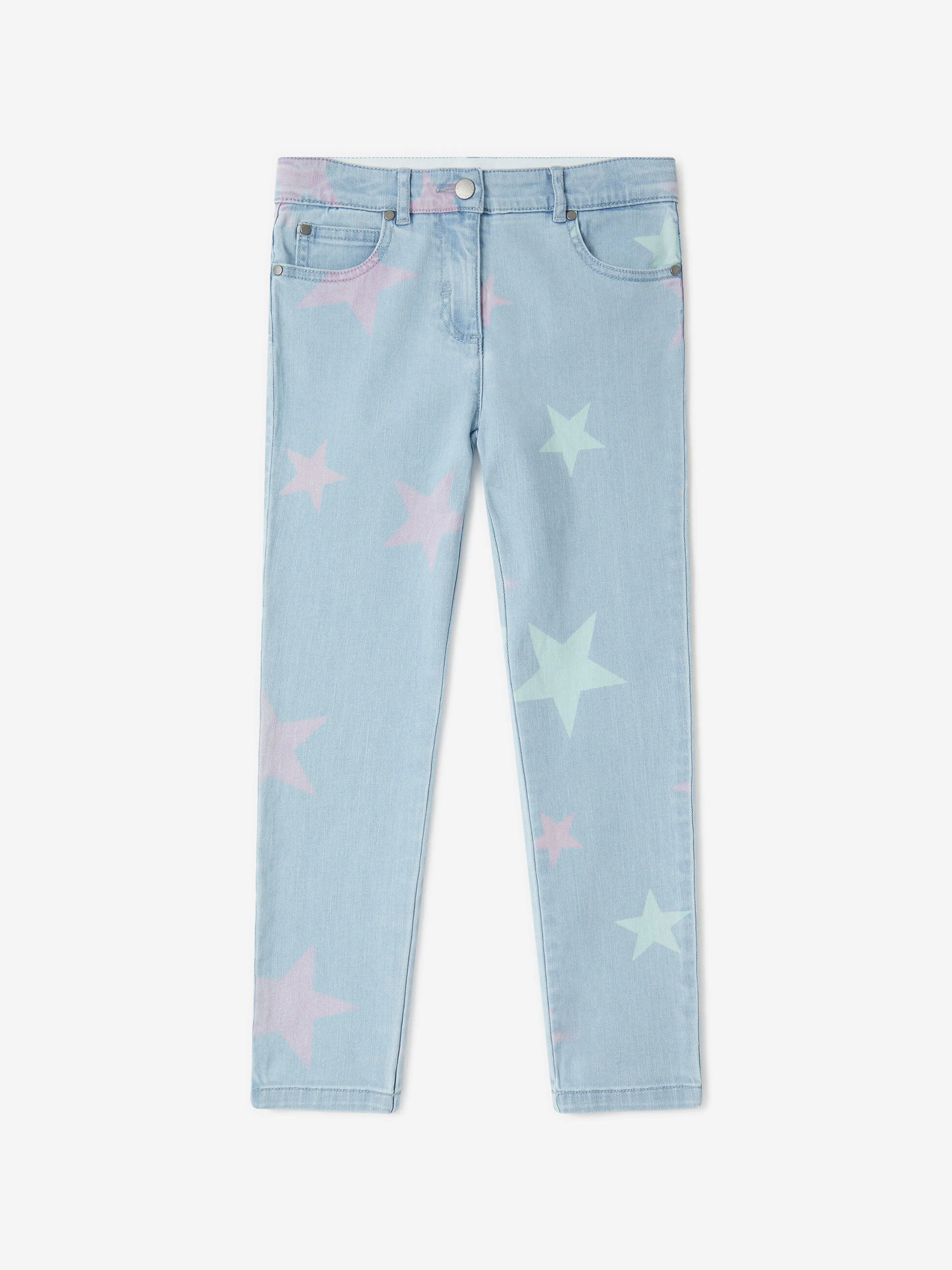 Stella McCartney Girls Star Print Jeans in Blue