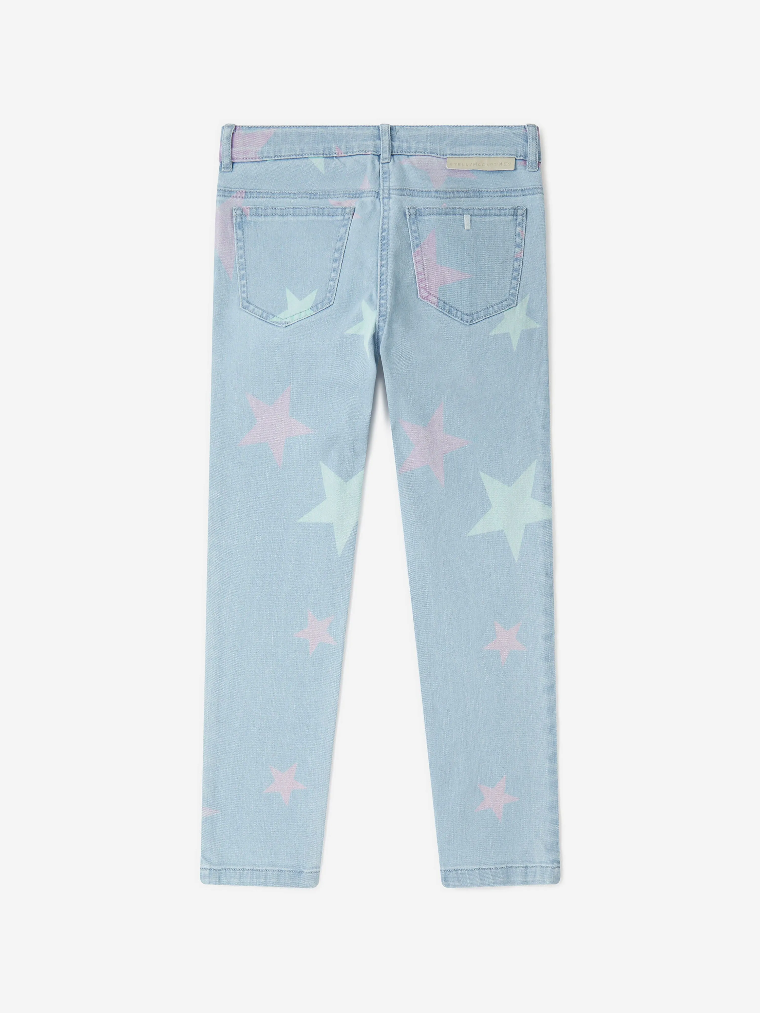 Stella McCartney Girls Star Print Jeans in Blue