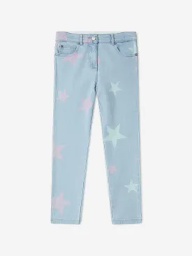 Stella McCartney Girls Star Print Jeans in Blue