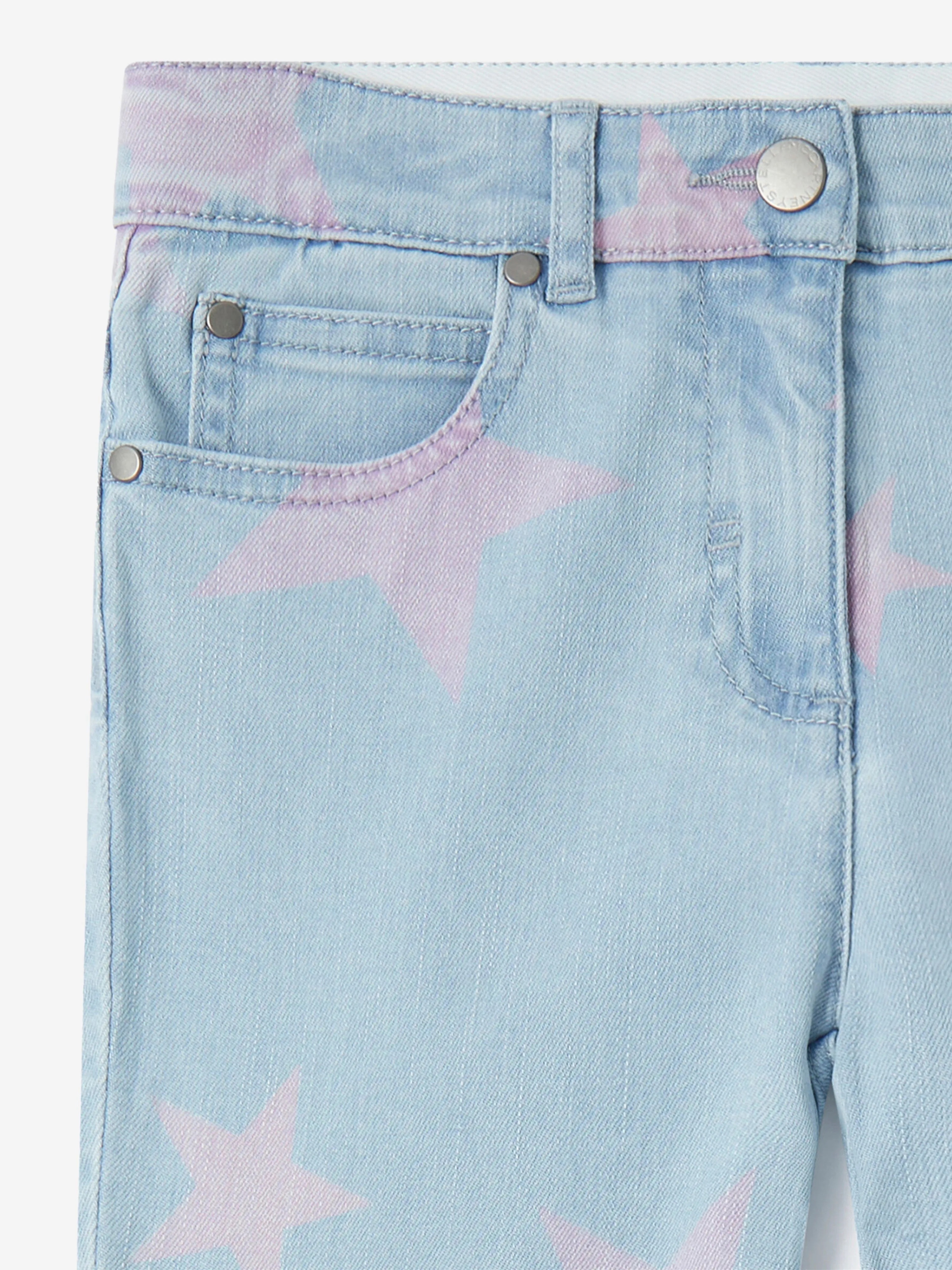 Stella McCartney Girls Star Print Jeans in Blue