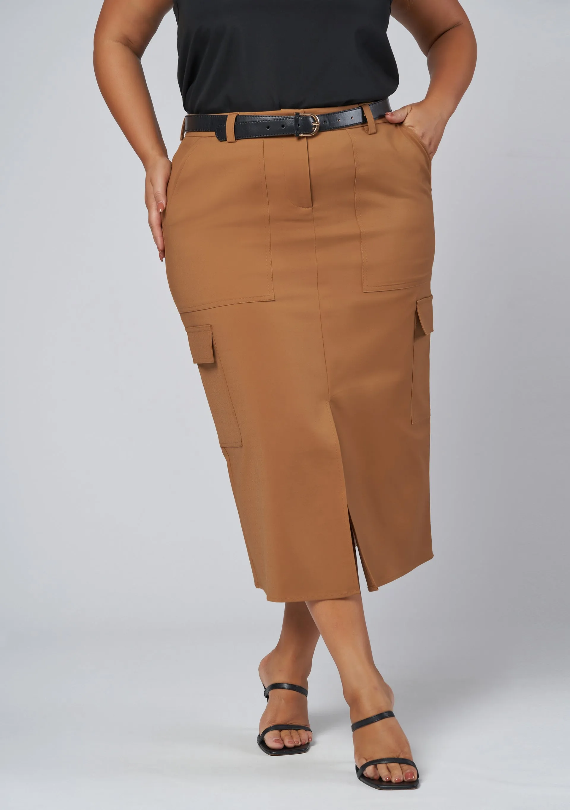 Tasmin Midi Cargo Skirt