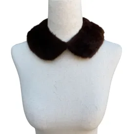 The May Company Vintage Womens Brown Hand Made Japanese Mink Fur Collar