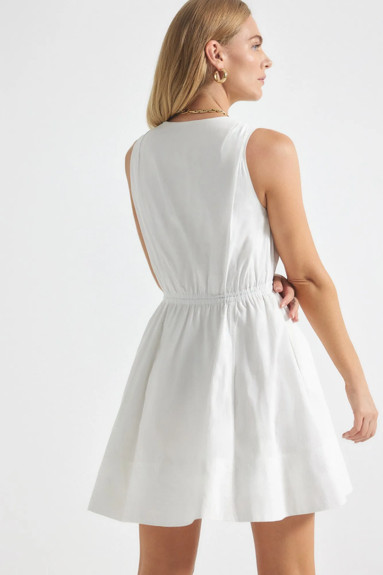 Tia Dress - White