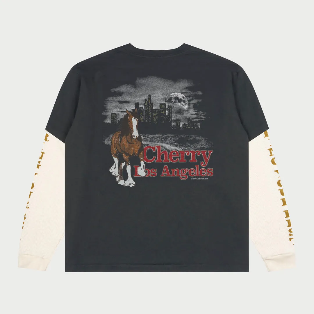 Urban Cowboy Boxy Pocket Thermal L/S Tee