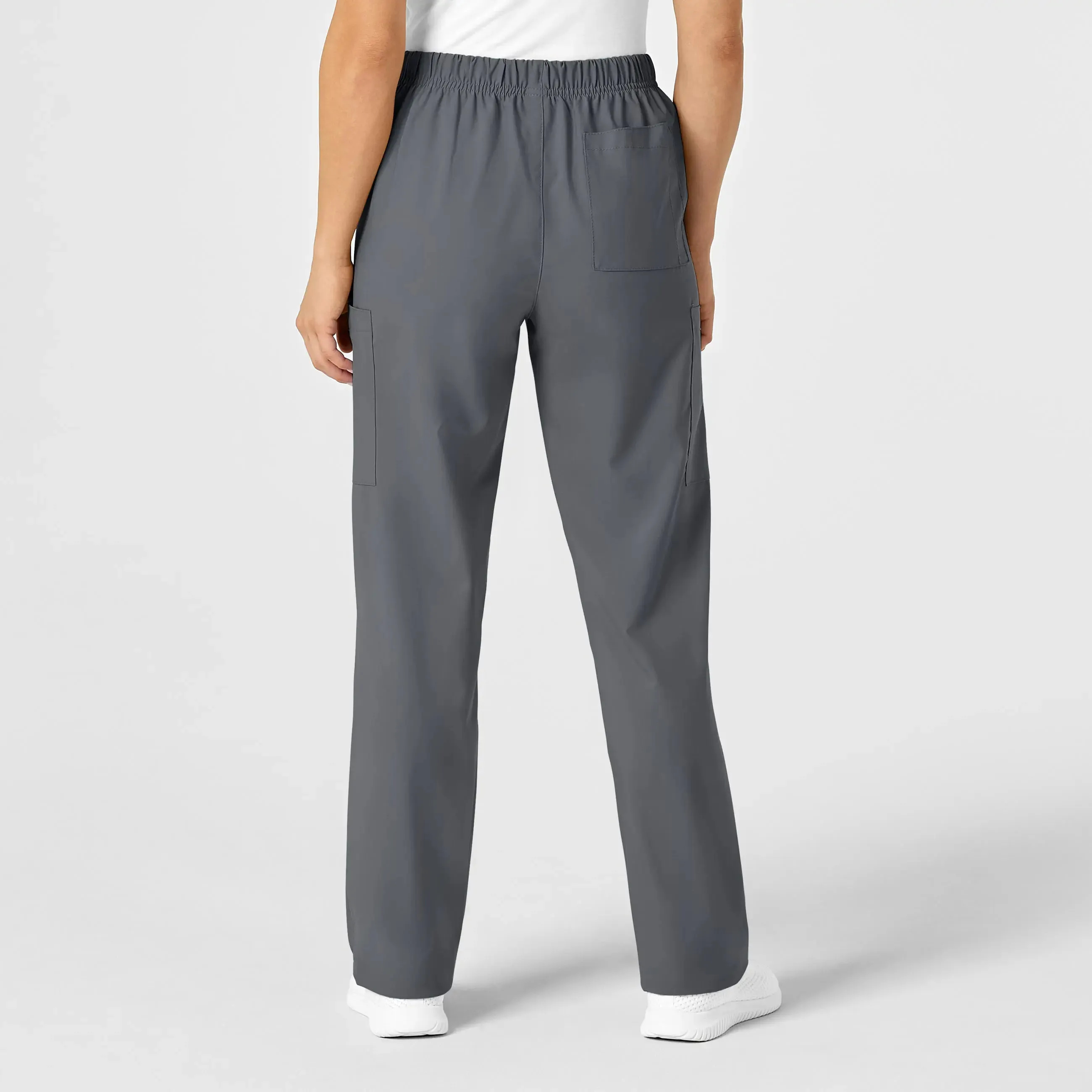 Wink Unisex Multi-Cargo Scrub Pant - Pewter