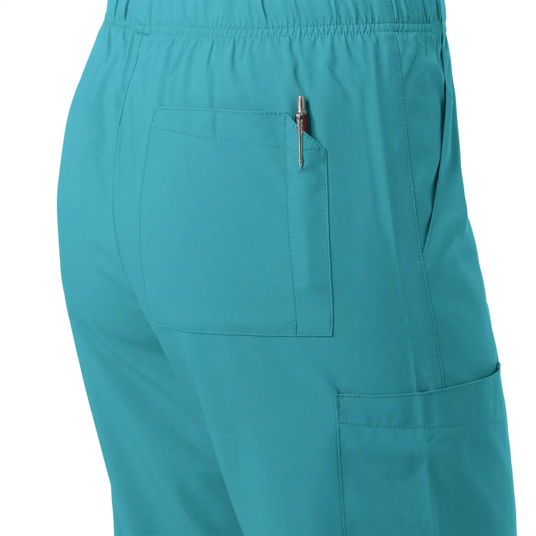 Wink Unisex Multi-Cargo Scrub Pant - Teal