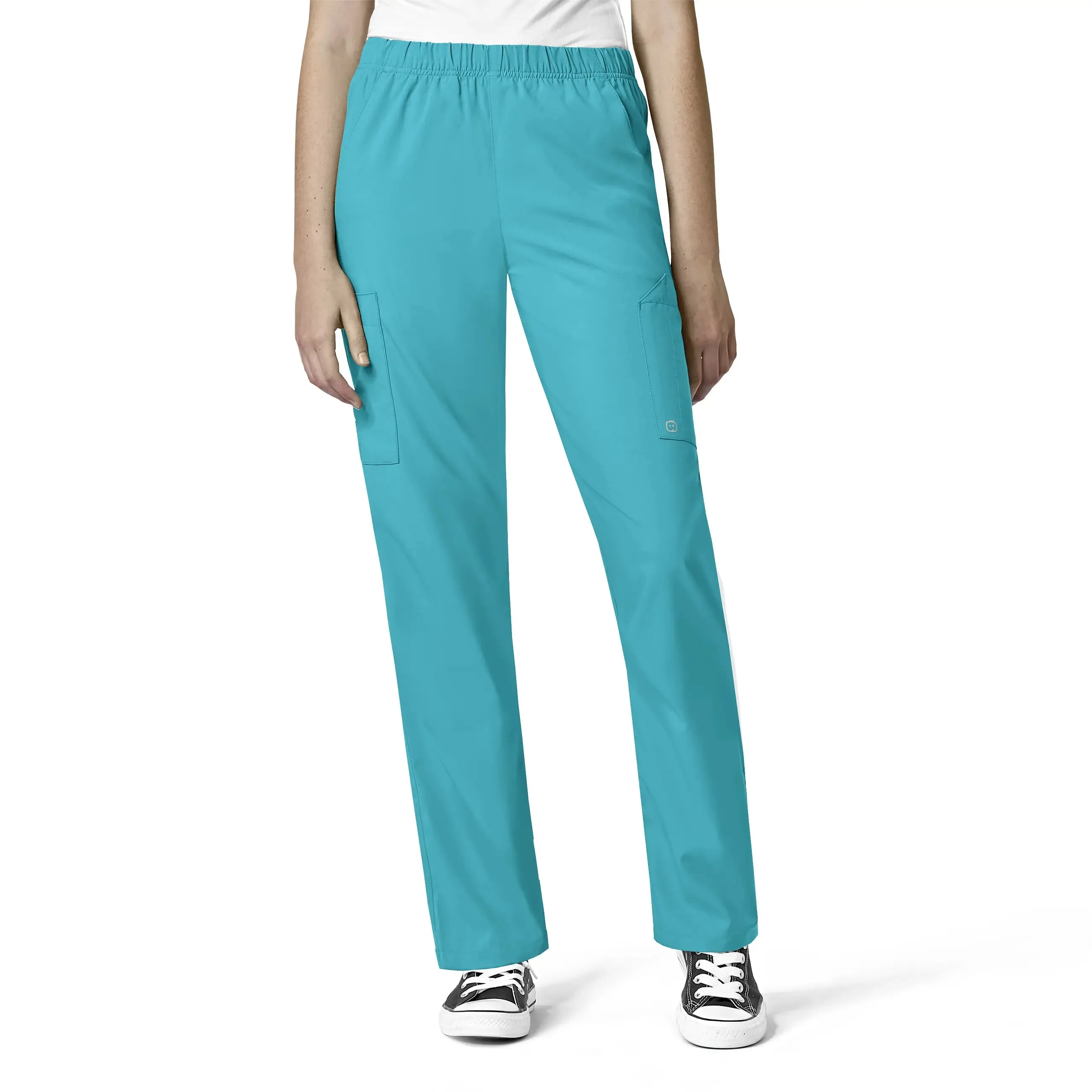 Wink Unisex Multi-Cargo Scrub Pant - Teal