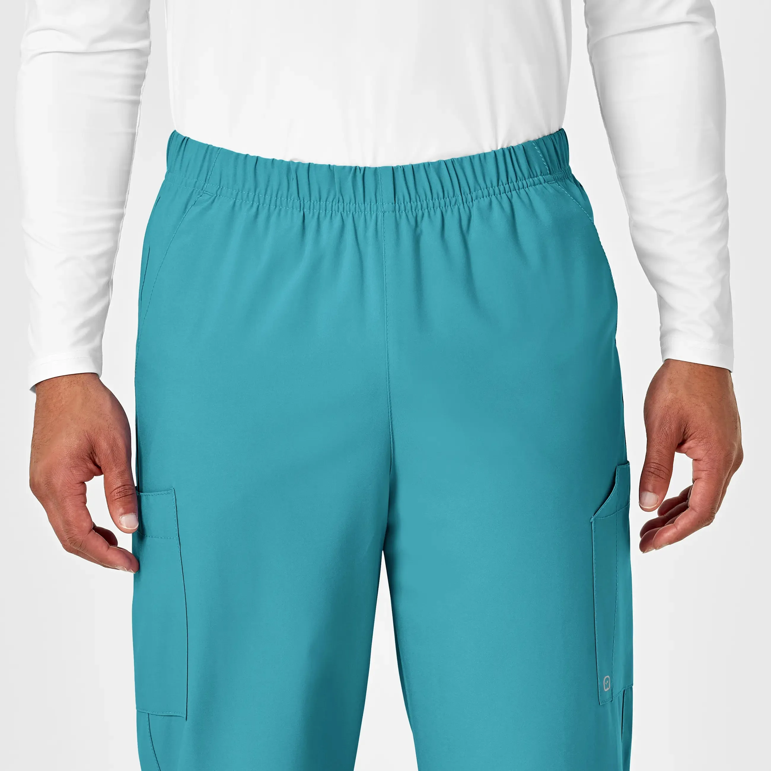 Wink Unisex Multi-Cargo Scrub Pant - Teal