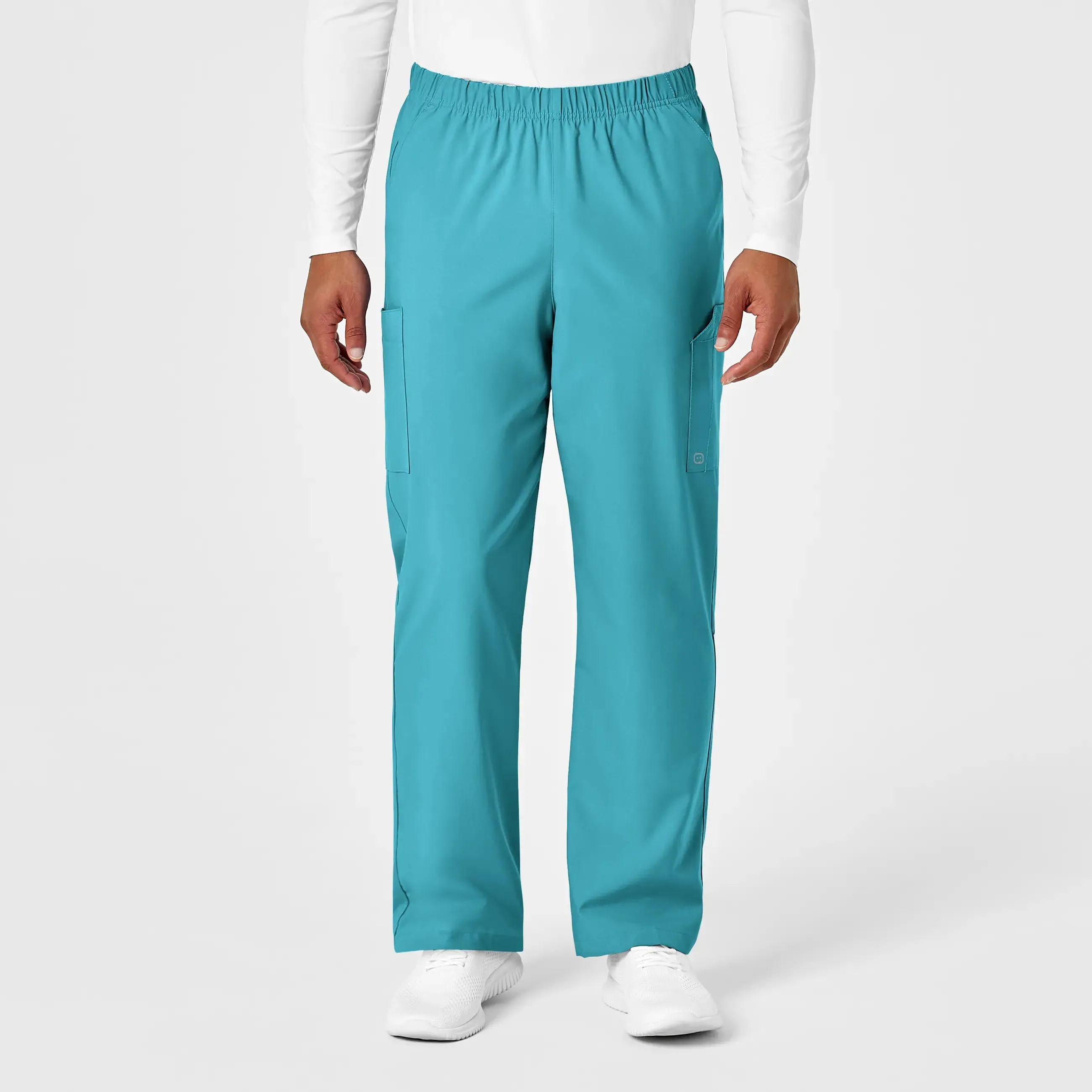 Wink Unisex Multi-Cargo Scrub Pant - Teal