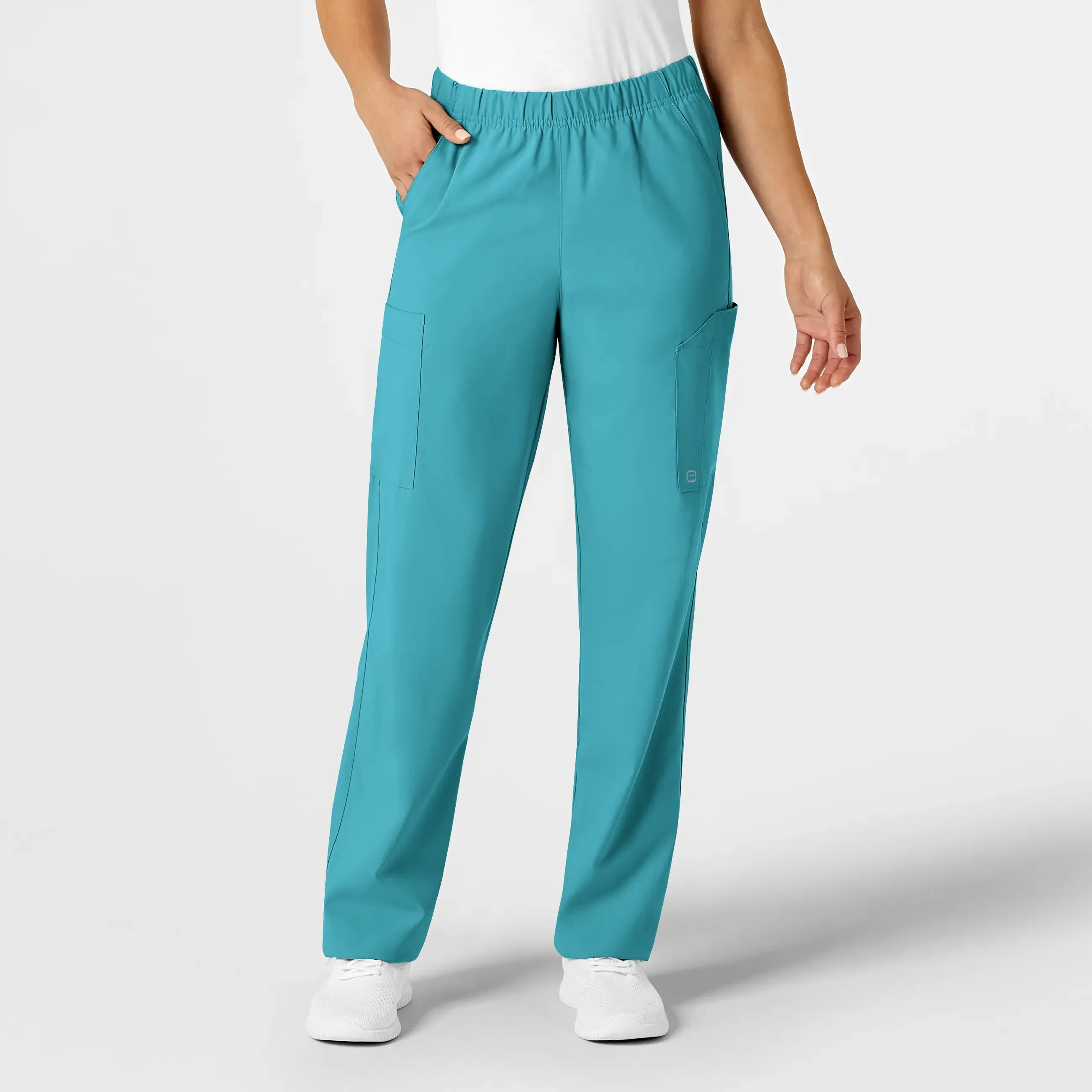 Wink Unisex Multi-Cargo Scrub Pant - Teal