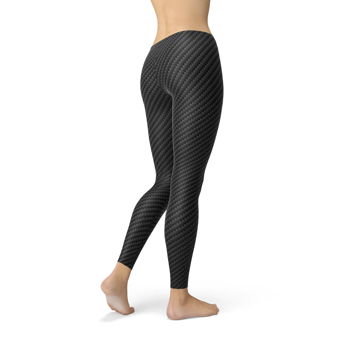 Women’s Black Carbon Fiber Leggings