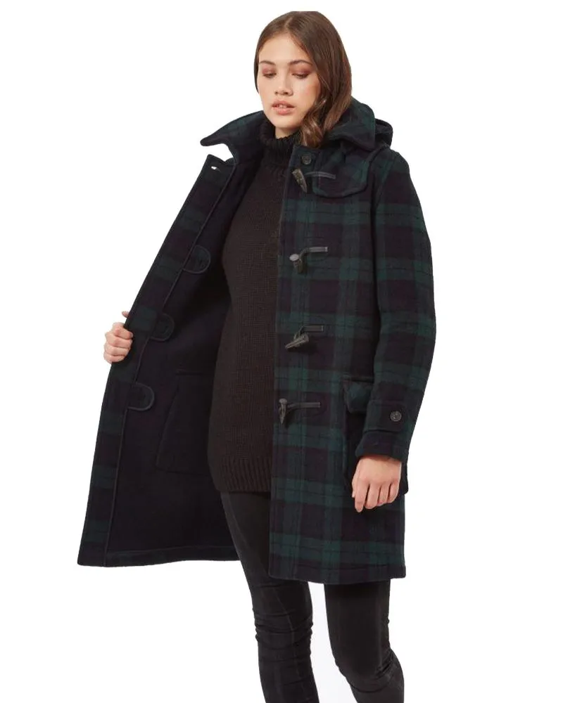 Women's London Classic Fit Duffle Coat - Blackwatch