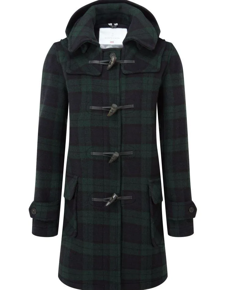 Women's London Classic Fit Duffle Coat - Blackwatch