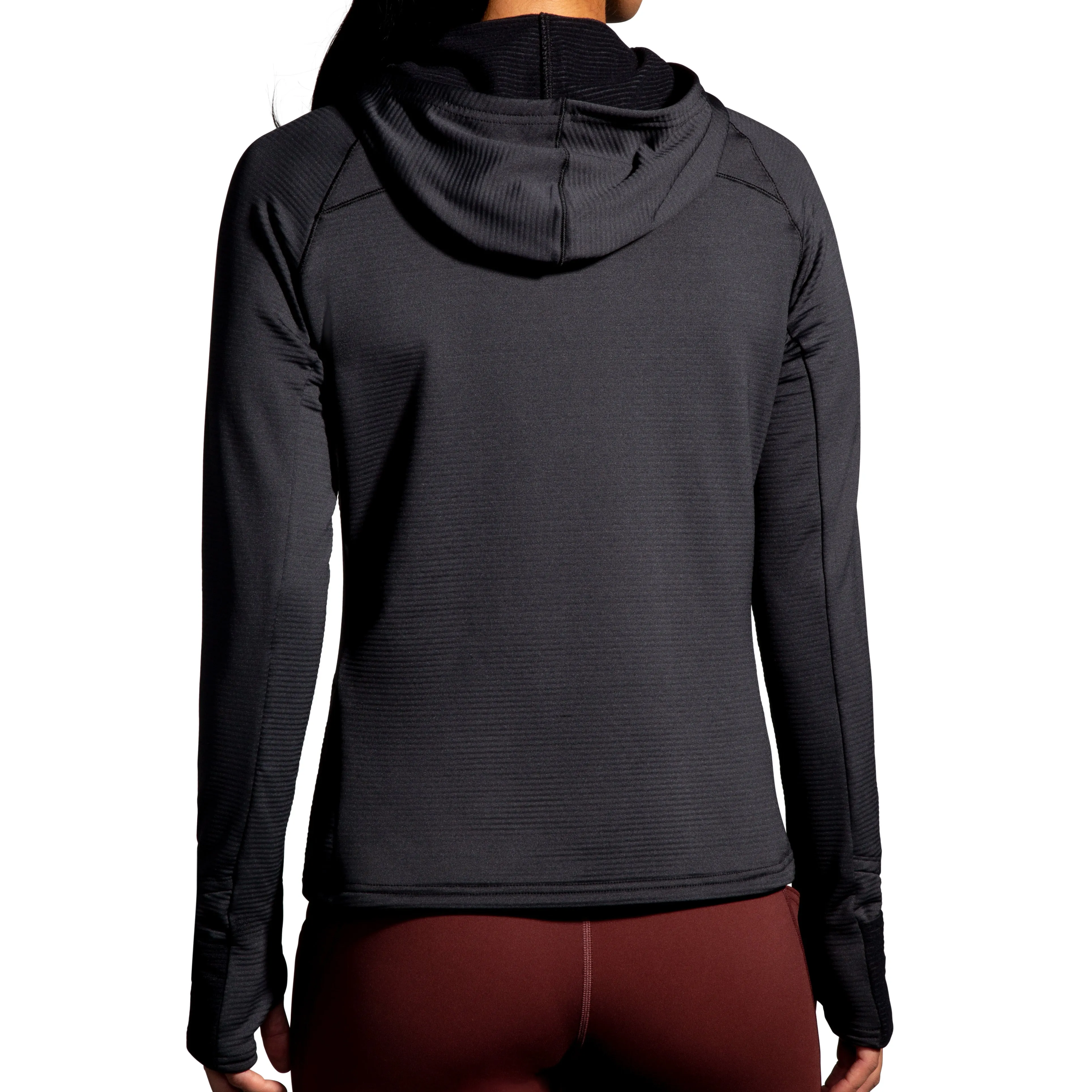 WOMEN'S NOTCH THERMAL HOODIE 2.0 - 001 BLACK