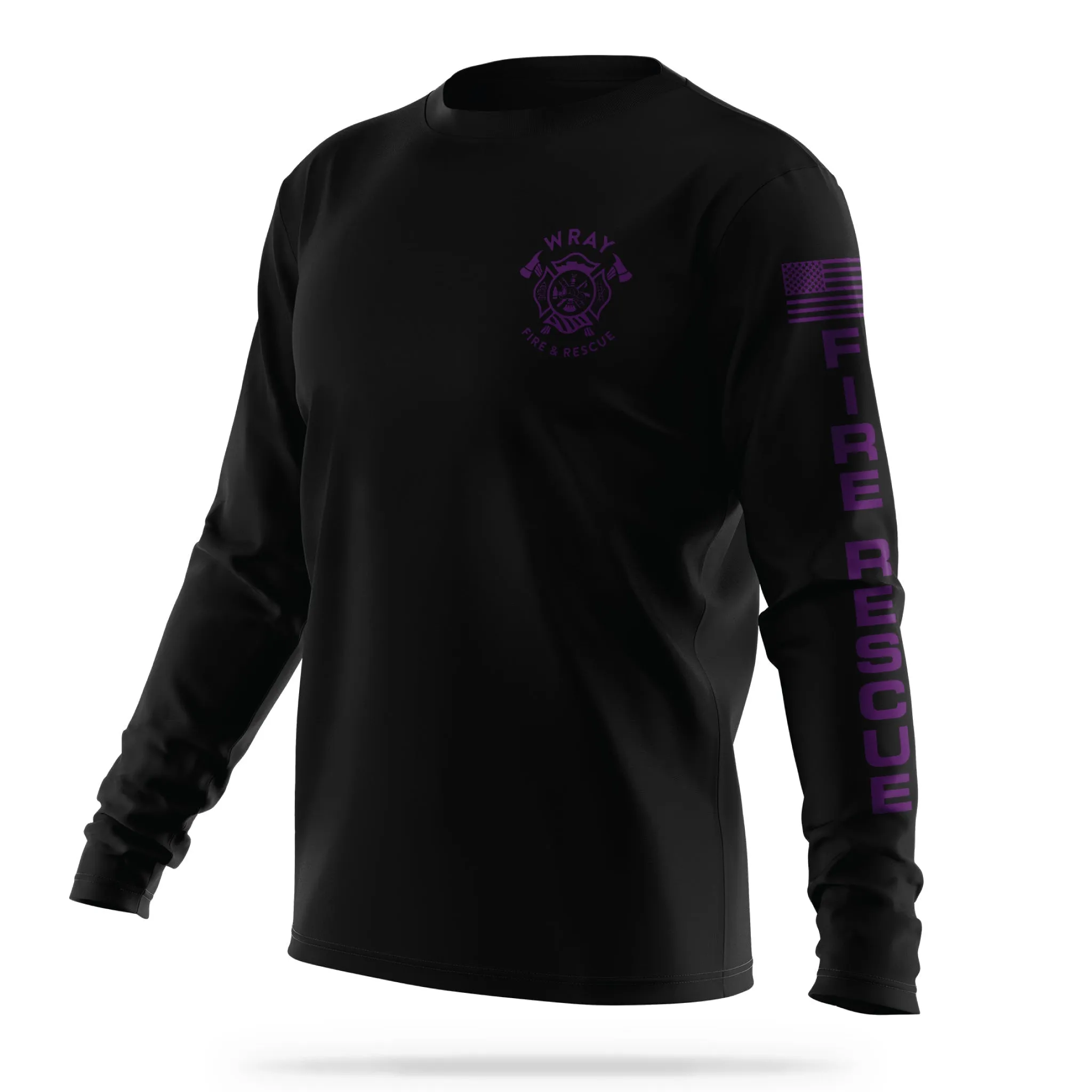 [WRAY FIRE & RESCUE] Utility Long Sleeve [BLK/PRP]