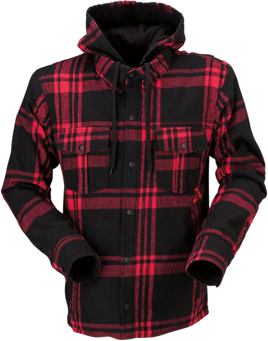 Z1R Timber Flannel Shirt - Red/Black - Medium 2820-5334